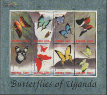 Uganda 2000, Postfris MNH, Butterflies - Uganda (1962-...)