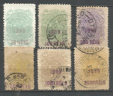 BRASIL REPUBLICA 1899 CONJUNTO DE SELLOS USADOS - Used Stamps