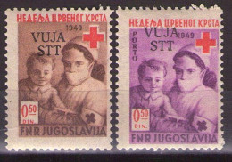 ITALIA - Trieste-Zona B -1950 Mi 2 - RED CROSS + PORTO - MNH**VF - Nuevos