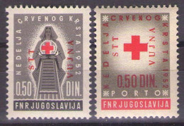 ITALIA - Trieste-Zona B -1952 Mi 4 - RED CROSS + PORTO - MNH**VF - Ungebraucht