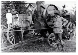 La Machine A Vapeur Pour La Batteuse -  Editions Centenaire CPM - Tracteurs