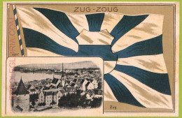 Ad6752 - SWITZERLAND Schweitz - Ansichtskarten VINTAGE POSTCARD - Zug, FLAG - Zug