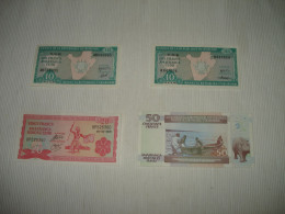F5 - 492 / 4 Billets Burundi - Francs - 2 X 10 + 1 X 20 + 1 X 50 - NEW ! NEUF ! - Burundi