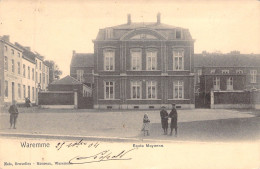 BELGIQUE - Souvenir De Waremme - Ecole Moyenne - Nels - Carte Postale Ancienne - Borgworm