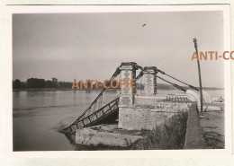 WW2 PHOTO ORIGINALE ALLEMANDE Pont Ko à SAINT MATHURIN SUR LOIRE P. Les Rosiers Entre Angers & Saumur 49 MAINE ET - 1939-45