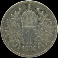 LaZooRo: Austria 1 Corona 1899 XF - Silver - Austria