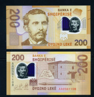 ALBANIA -  2017  200 Lek UNC Banknote - Albania