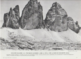 Photo  -  Reproduction - Alpes : Le Tre Cimedi Lavaredo Dans Les Dolomites - Italie - Europe