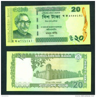 BANGLADESH -  2017 20 Taka UNC Banknote - Bangladesh