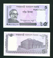 BANGLADESH -  2017 5 Taka UNC Banknote - Bangladesh