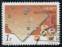 Macao 2000 Yv. N°1000 - Echecs - Orient Contre Occident - Oblitéré - Usados