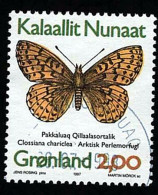 1997 Butterflies  Michel GL 301y Stamp Number GL 315 Yvert Et Tellier GL 278 Stanley Gibbons GL 310 Used - Usados