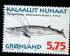 1997 Fin Whale Michel GL 306 Stamp Number GL 320 Yvert Et Tellier GL 285 Stanley Gibbons GL 319 Used - Oblitérés