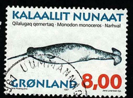1997 Narwhale Michel GL 308 Stamp Number GL 322 Yvert Et Tellier GL 287 Stanley Gibbons GL 321 Used - Used Stamps