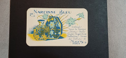 CARTE PARFUMÉE LE NARCISSE BLEU / DOS :  ROBERT TOISOUL, COUFFEUR CHAUSSEE DE DINANT 410 À NAMUR - Anciennes (jusque 1960)
