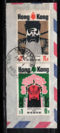 HONG KONG  Scott # 297-8 Used On Piece - QEII - Arts Festival 1974 - Gebruikt