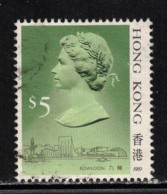 HONG KONG  Scott # 501b Used - QEII 1 - Usados