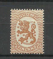 FINLAND FINNLAND 1929 Michel 114 * Coat Of Arms - Neufs