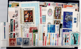 LOT OF 268 STAMPS MINT+USED+16 BLOCKS MI - 80 EURO VF!! - Collections (without Album)