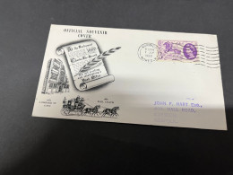 21-9-2023 (1 U 43) UK FDC Cover (1 Cover) 1965 - Lombard St G.P.O (with Insert) - ....-1951 Vor Elizabeth II.