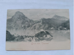 ANTIQUE POSTCARD AUSTRIA TRAUNKIRCHEN - GRUSS VOM TRAUNSEE CIRCULATED 1902 - Gmunden