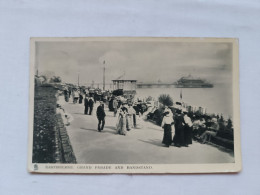 ANTIQUE POSTCARD UNITED KINGDOM EASTBOURNE - GRAND PARADE AND BANDSTAND CIRCULATED 1913 - Eastbourne