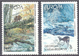 Georgia 1999 Europa CEPT (**)  Mi 312-13 - 4,20; Y&T 223-24 - €4,50 - Georgia