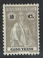 Portugal Cape Verde Cabo Verde 1926 "Ceres" Condition MH OG Mundifil #189 - Cape Verde