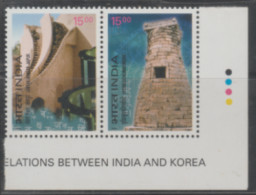 MINT STAMP  FROM INDIA 2003 ON The INDO KOREA Joint Issue /Astronomy,Ancient,Observatory,Constellation,Space/Traffic Lig - Unused Stamps