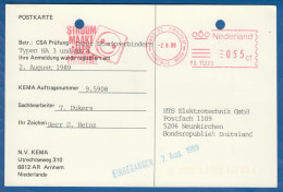 Holland; Postkarte; Maschinenstempel - Macchine Per Obliterare (EMA)