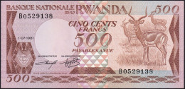 RWANDA - 500 Francs / Amafranga 01.01.1981 UNC P.16 - Rwanda