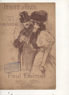 Partition  PENSEE D HIVER  Musique De Paul Delmet - Libri Di Canti