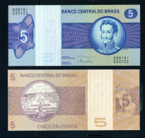 BRASIL  -  1979 5 Cruzeiros  UNC  Banknote - Brésil