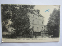 CPA LIGNY LE CHATEL MOULIN DES FEES LE DEVERSOIR - Ligny Le Chatel