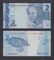 BRASIL  -  2010 2 Reais  UNC  Banknote - Brésil