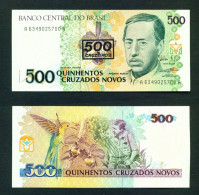 BRASIL  -  1990 500 Cruzeiros  UNC  Banknote - Brésil