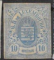 Luxemburg 1859 Mint No Gum (150 Euros) - 1859-1880 Armarios