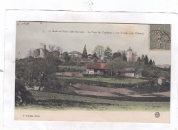 CPA :  14 X 9  -  LA  ROCHE-sur-FORON  -  La Tour Des Capucins - Les Ecoles Et Le Château - La Roche-sur-Foron