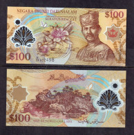 BRUNEI  -  2013 100 Ringgit UNC  Banknote - Brunei