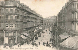FRANCE - Lille - Rue Faidherbe - Vers La Gare - Animé - Carte Postale Ancienne - Lille