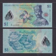 BRUNEI  -  2019 1 Ringgit UNC  Banknote - Brunei