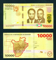 BURUNDI  -  2018 10000 Francs UNC  Banknote - Burundi