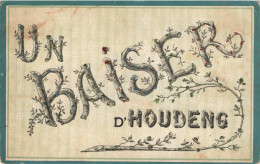 BELGIQUE - Un Baiser D'Houdeng - Carte Postale Ancienne - La Louvière