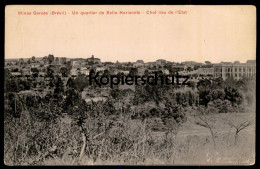 ALTE POSTKARTE MINAS GERAES UN QUARTIER DE BELLO BELO HORIZONTE CHEF BRASIL Brasilien Brazil Le Brézil AK Cpa Postcard - Belo Horizonte