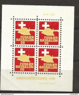 407 - 71 - Bloc Neuf "Fusilier Bataillon 26 1939" - Vignetten