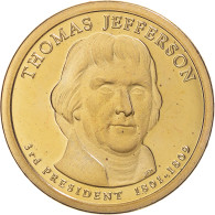 Monnaie, États-Unis, Thomas Jefferson, Dollar, 2007, U.S. Mint, San Francisco - 2007-…: Presidents