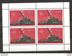 403 - 51 - Feuillet De 4 Timbres Neufs  "Flab.Det. 31 Zum 250. Aktiv-Diensttag" 1940 - Vignetten