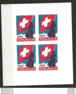 406 - 57 -  Bloc Non-dentelé Neuf    "1940  H.D. Bew.Kp.13 ZH" - Viñetas