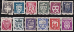 France  .  Y&T   .     553/564   .   **  (554: (*) )   .    Neuf Avec Gomme Et SANS Charnière - Unused Stamps
