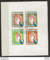 406 - 7 - Feuillet De 4 Timbres Non-dentelés - Bat. 63 Bat 65 Bat 107 Inf. Rgt 26 - Aktivdienst 1939 - Cachet Feldpost - Vignetten